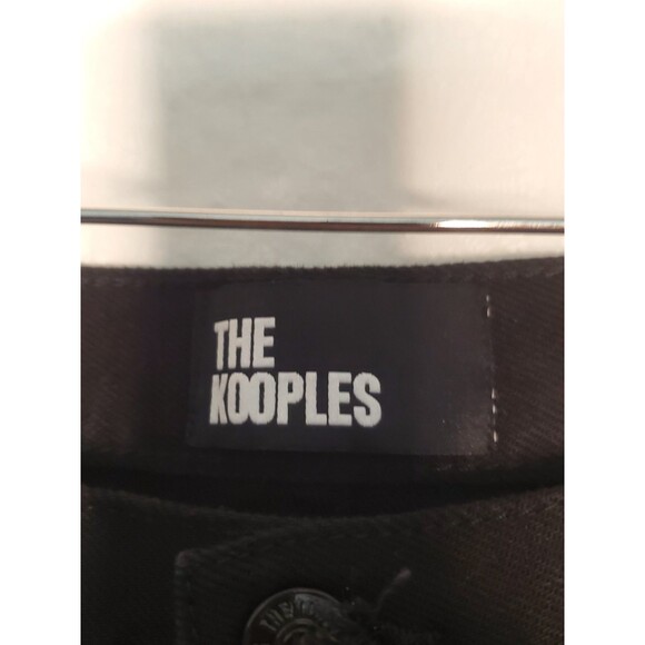 Kooples Black Jeans  Size 31 Button Fly - Picture 3 of 6